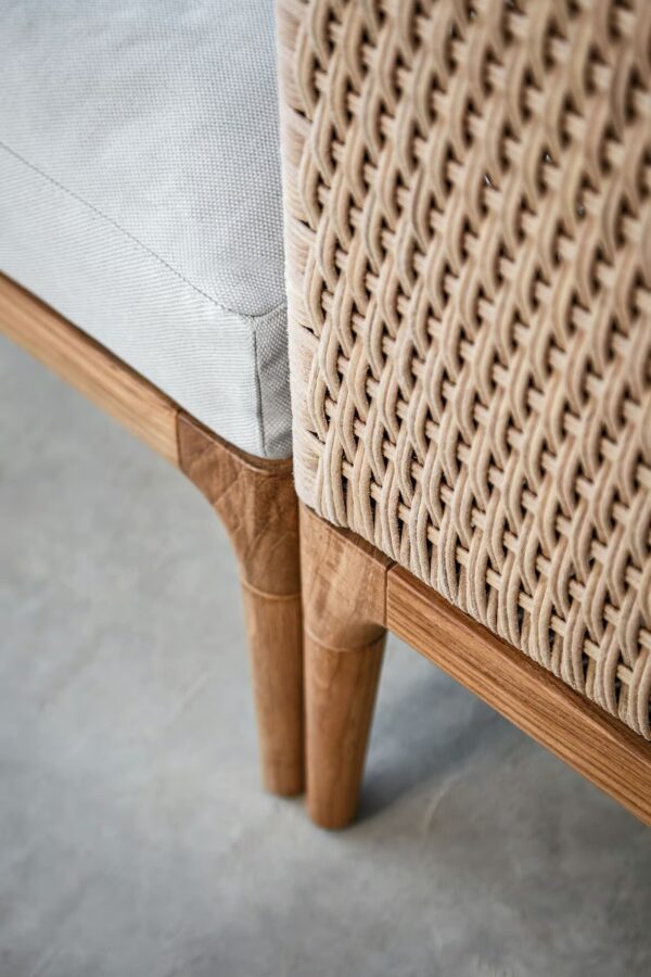Quadratischer Sitzpouf für den Aussenbereich aus Stoff | Gloster | Lima - Image 8