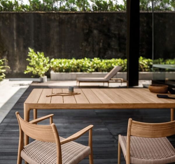 Gartenstuhl aus Teakholz mit Armlehnen | Gloster | Lima - Image 8