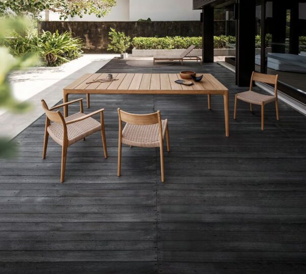 Rechteckiger Gartentisch aus Teakholz | Gloster | Lima - Image 3