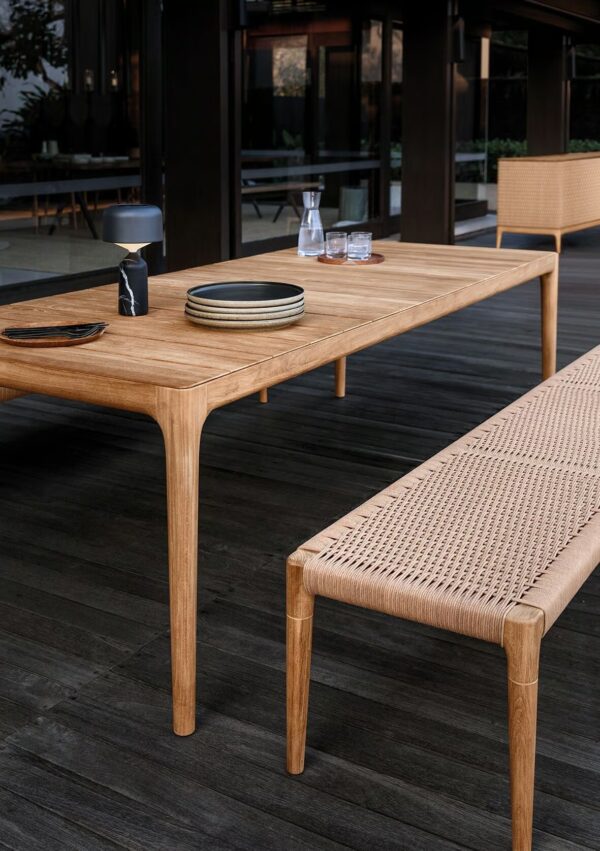 Rechteckiger Gartentisch aus Teakholz | Gloster | Lima - Image 6