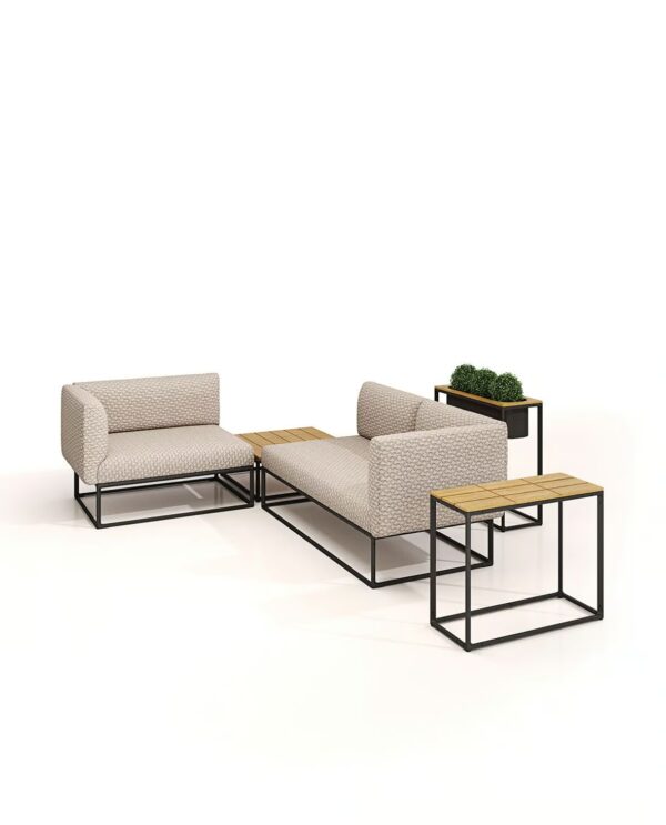 2-Sitzer modulares Gartensofa aus Stoff | Gloster | Maya - Image 9