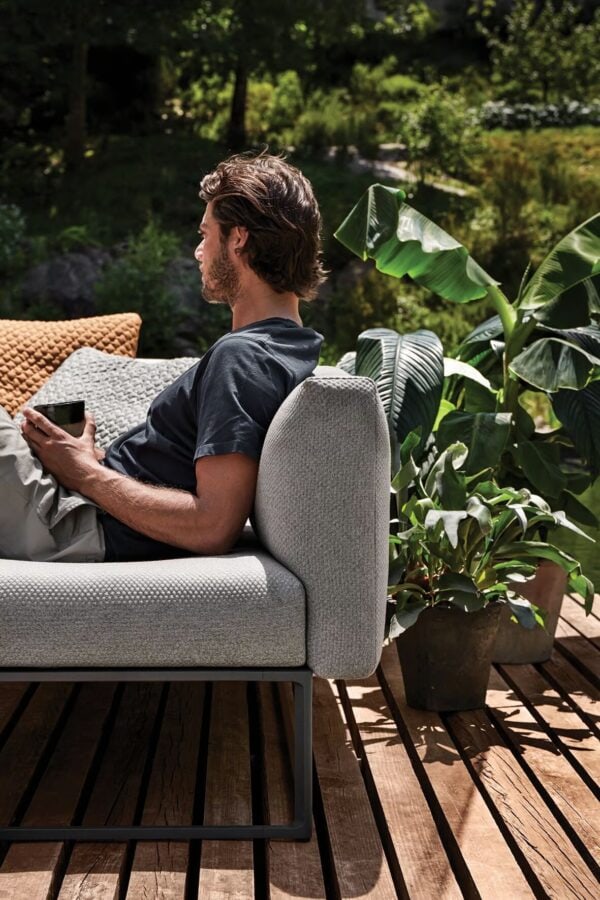 2-Sitzer modulares Gartensofa aus Stoff | Gloster | Maya - Image 13