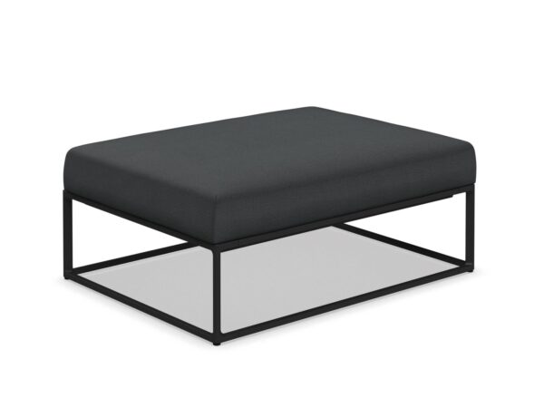 Rechteckiger Sitzpouf für den Aussenbereich aus Stoff | Gloster | Maya