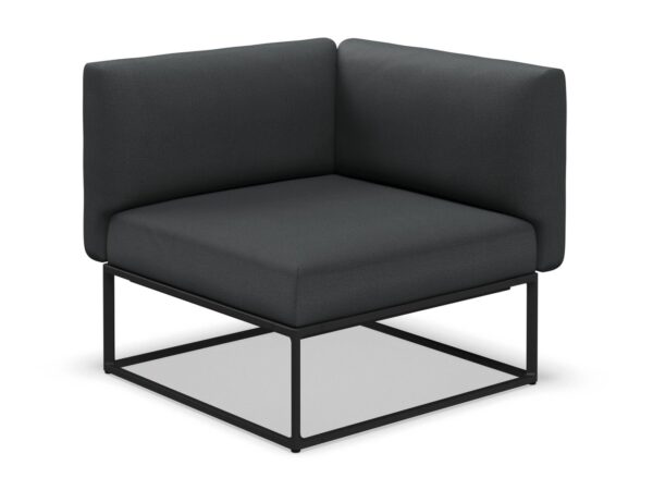 Eck- modularer Gartensessel aus Stoff | Gloster | Maya - Image 2