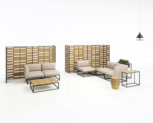 2-Sitzer modulares Gartensofa aus Stoff | Gloster | Maya - Image 7