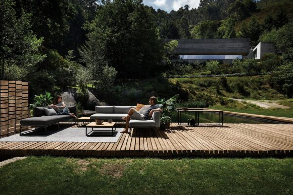 2-Sitzer modulares Gartensofa aus Stoff | Gloster | Maya - Image 15
