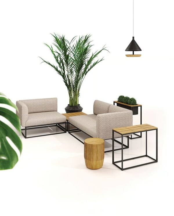 2-Sitzer modulares Gartensofa aus Stoff | Gloster | Maya - Image 8