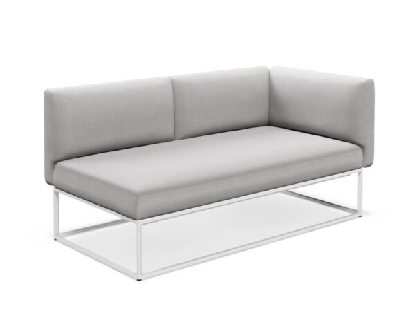 2-Sitzer modulares Gartensofa aus Stoff | Gloster | Maya