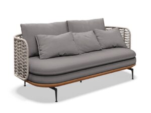 3-Sitzer Gartensofa aus Korbgeflecht | Gloster | Mistral