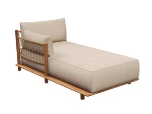 Récamiere für den Garten aus Stoff | Gloster | Salina