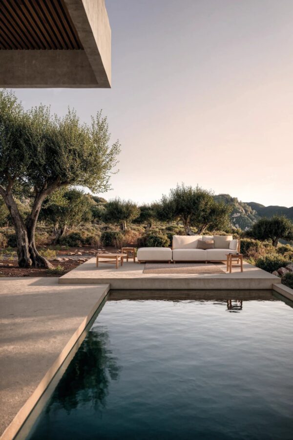2-Sitzer modulares Gartensofa aus Stoff | Gloster | Salina - Image 3