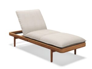 Verstellbarer Gartenliege aus Stoff | Gloster | Saranac