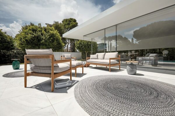 2-Sitzer Gartensofa aus Stoff | Gloster | Saranac - Image 6