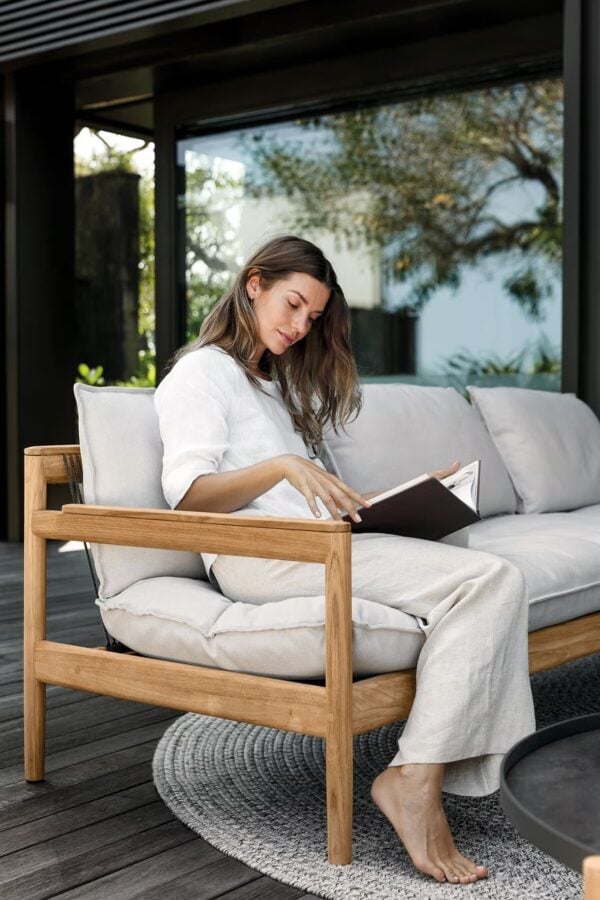 2-Sitzer Gartensofa aus Stoff | Gloster | Saranac - Image 3
