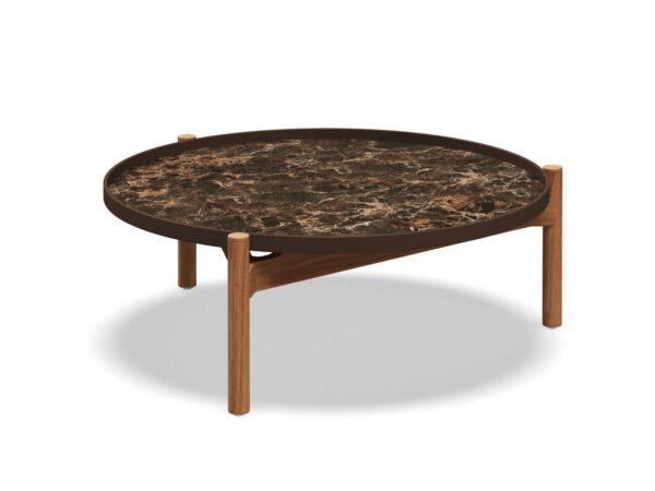 Runder Garten-Beistelltisch aus Keramik | Gloster - Image 2