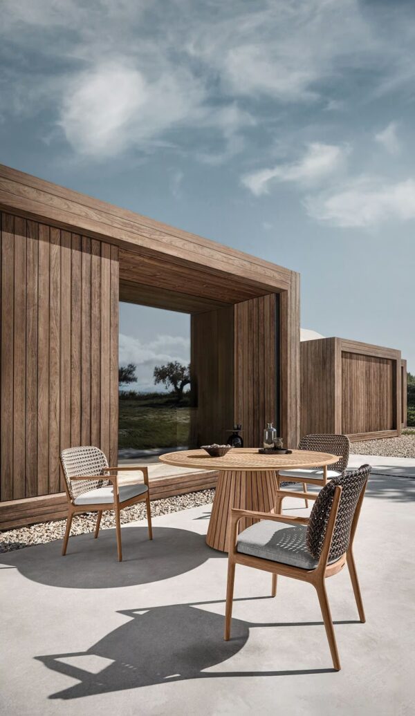 Runder Gartentisch aus Teakholz | Gloster - Image 3