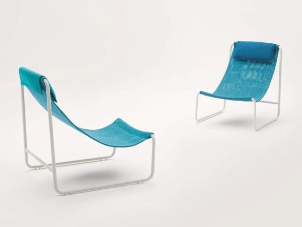 Gartensessel aus synthetischer Faser mit Kufengestell | Paola Lenti | Hammock - Image 6