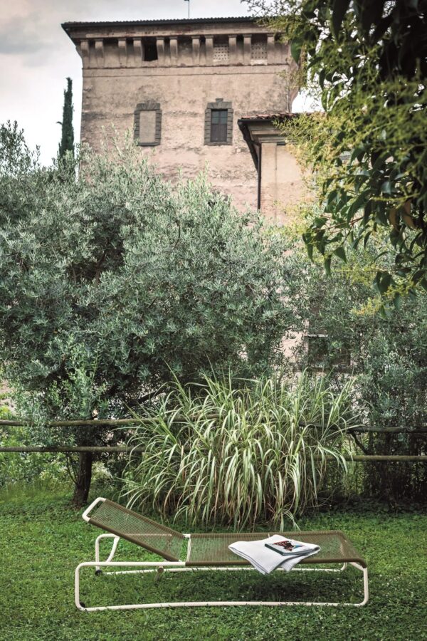 Verstellbarer Gartenliege aus Seil mit Rollen | RODA | Harp - Image 7