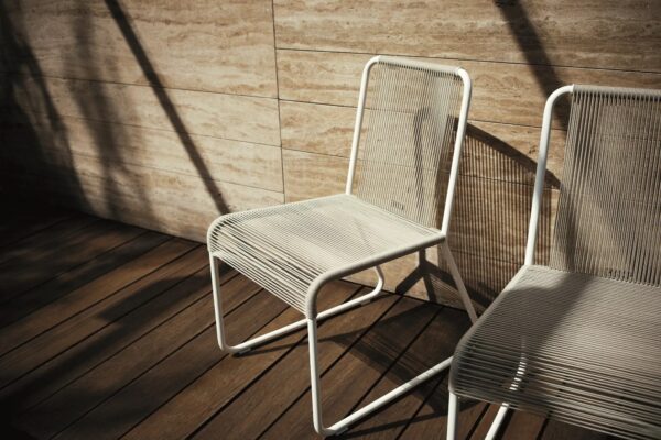 Mit Kufengestell Gartenstuhl aus Seil | RODA | Harp - Image 3