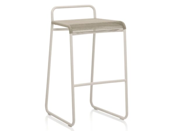 Mit Kufengestell Hochhocker aus Seil mit Fußstütze | RODA | Harp - Image 7