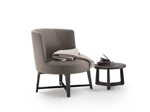 Loungesessel aus Stoff mit Armlehnen mit abnehmbarem Bezug | Flexform | Hera - Image 2
