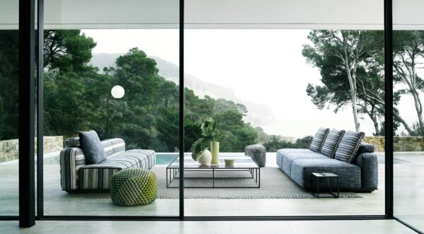Garten Anbausofa aus Stoff | B&B Italia Outdoor - Image 9