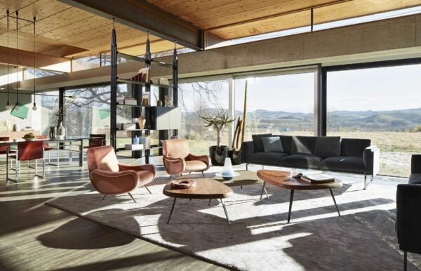 Boden-Decke Bücherregal aus Holz | Cassina - Image 4
