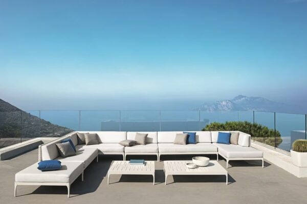 Modulares Gartensofa aus Ethimo LightWick® | Ethimo | Infinity - Image 8