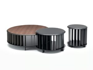 Runder Couchtisch mit Aufbewahrung | Living Divani | Islands