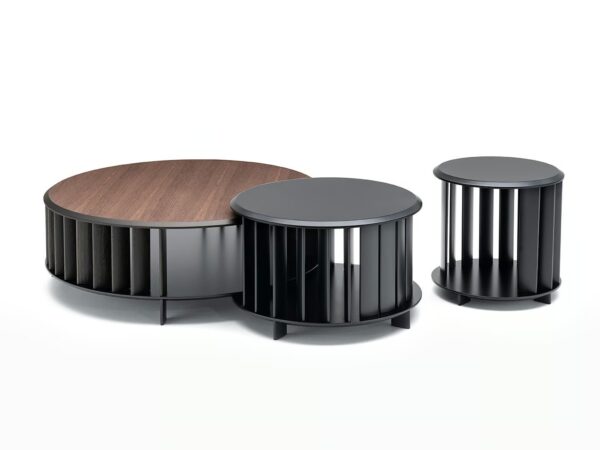Runder Couchtisch mit Aufbewahrung | Living Divani | Islands