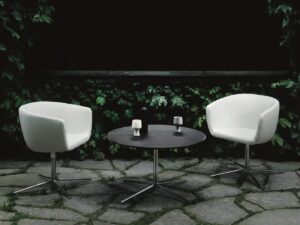 Runder Couchtisch aus Stahl | Living Divani | Jelly