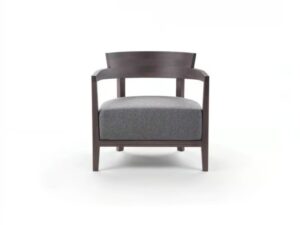 Loungesessel aus Holz mit Armlehnen | Flexform