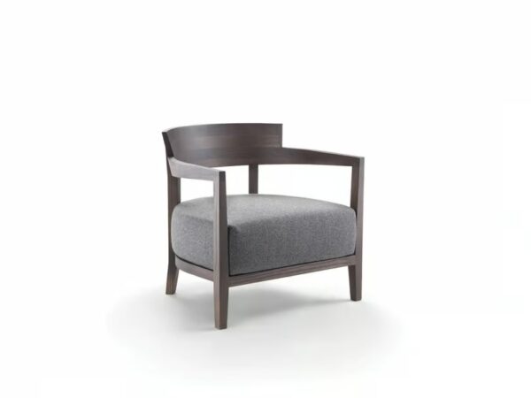 Loungesessel aus Holz mit Armlehnen | Flexform - Image 2