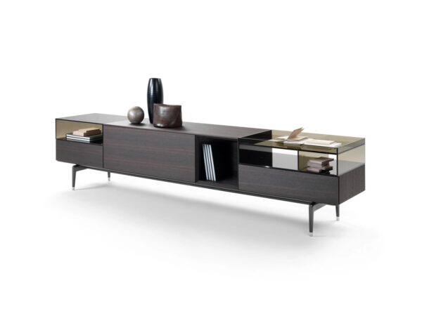 Sideboard aus Holz und Glas mit Klappensysteme | Flexform - Image 3