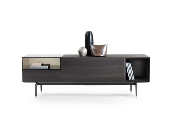 Sideboard aus Holz und Glas mit Klappensysteme | Flexform - Image 4