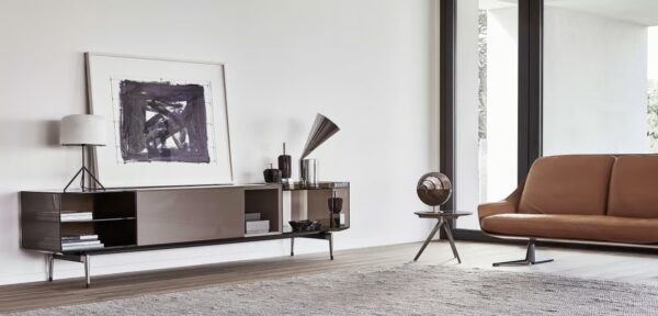 Sideboard aus Holz und Glas mit Klappensysteme | Flexform - Image 7