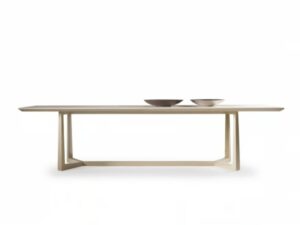 Rechteckiger Tisch aus massivem Holz | Flexform | Jiff