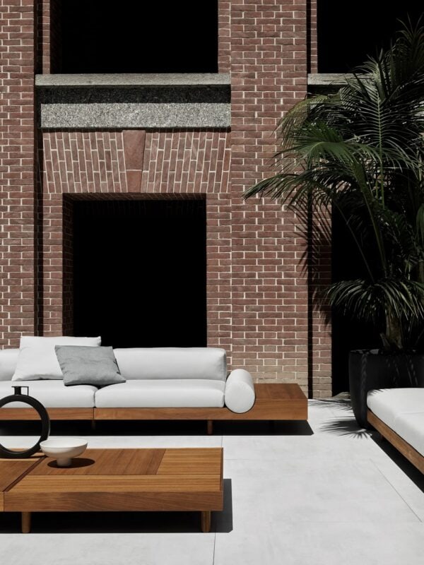 Garten-Beistelltisch aus Teakholz | Living Divani | Kasbah - Image 2