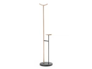 Standgarderobe aus Aluminium und Holz | Living Divani