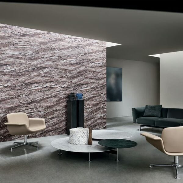 Drehbarer Loungesessel aus Stoff mit Armlehnen | Knoll | KN - Image 7