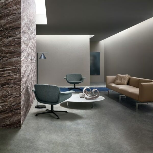 Drehbarer Loungesessel aus Stoff mit Armlehnen | Knoll | KN - Image 6