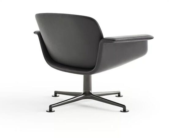 Drehbarer Loungesessel aus Leder mit Armlehnen | Knoll | KN - Image 2