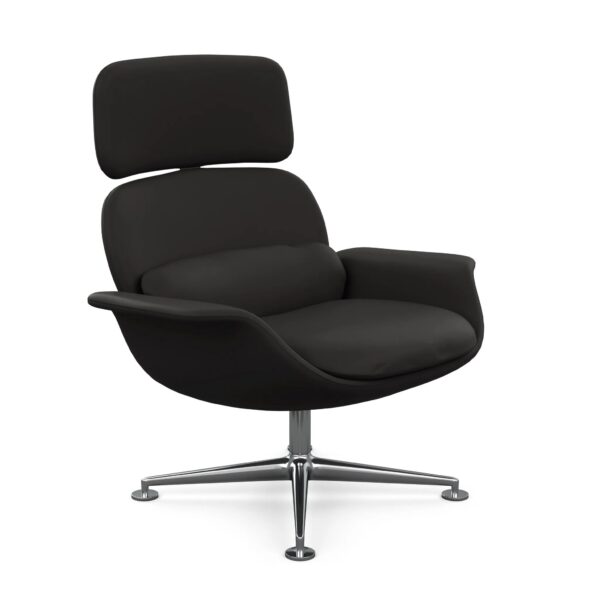 Drehbarer Sessel aus Leder mit hoher Rückenlehne | Knoll | KN - Image 3