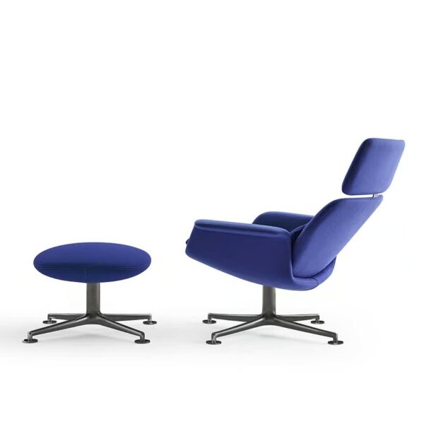 4-Speichen- Fussbank aus Stoff | Knoll | KN - Image 5