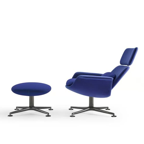 4-Speichen- Fussbank aus Stoff | Knoll | KN - Image 7