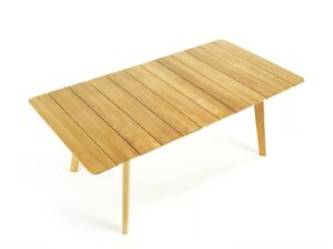 Rechteckiger Gartentisch aus Holz | Ethimo | Knit