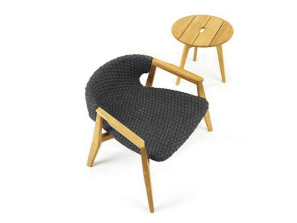 Runder Garten-Beistelltisch aus Teakholz | Ethimo | Knit - Image 18