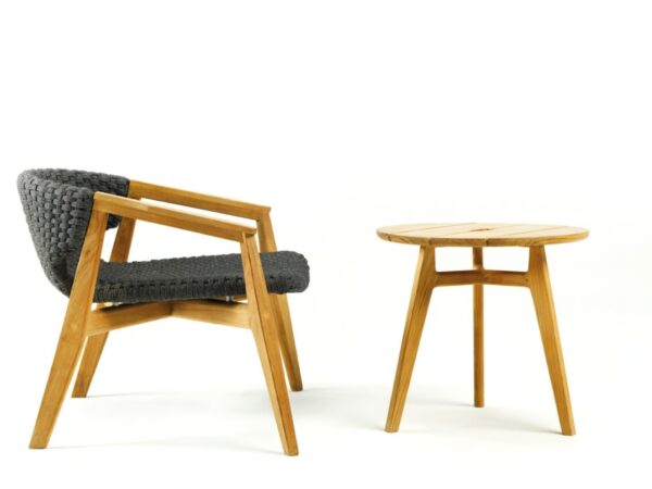 Runder Garten-Beistelltisch aus Teakholz | Ethimo | Knit - Image 16