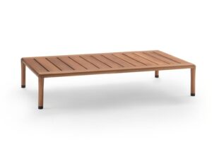 Rechteckiger Garten-Beistelltisch aus Irokoholz | Flexform | Kobo Outdoor