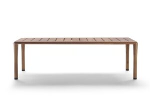 Rechteckiger Gartentisch aus Irokoholz | Flexform | Kobo Outdoor